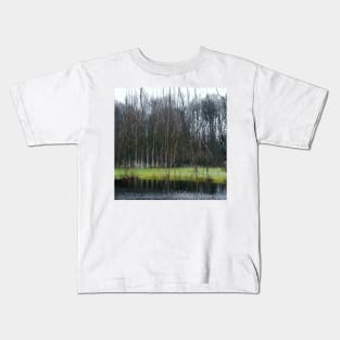 little pond with trees Kids T-Shirt